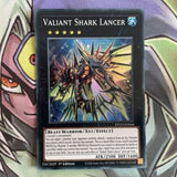 ETCO-EN044 Valiant Shark Lancer Super Rare 1st Edition NM Yugioh Card