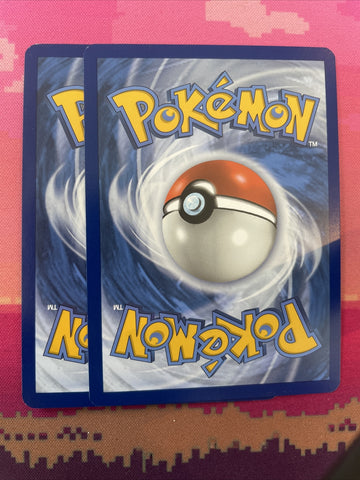 Pokemon Card Espathra + Spidops Cosmo Holo Black Star 009/010 NM (back)