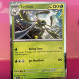 Pokemon Card Espathra + Spidops Cosmo Holo Black Star 009/010 NM