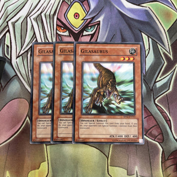 RP02-EN043 x3 Gilsaurus Common Excellent Conditon Yugioh