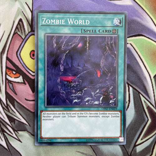 OP07-EN019 Zombie World Common UNL Edition NM Yugioh Card