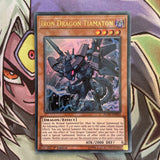 FLOD-EN032 Iron Dragon Tiamaton Ultra Rare 1st Edition NM Yugioh Card