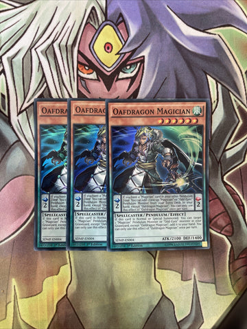 SDMP-EN004 x3 Oafdragon Magician Super Rare Excellent Condition Yugioh