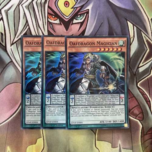 SDMP-EN004 x3 Oafdragon Magician Super Rare Excellent Condition Yugioh
