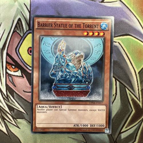 OP04-EN017 Barrier Statue Of The Torrent Common Unlimited Edition NM Yugioh Card