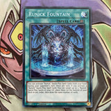 MP23-EN239 Runick Fountain Secret Rare 1st Edition NM Yugioh