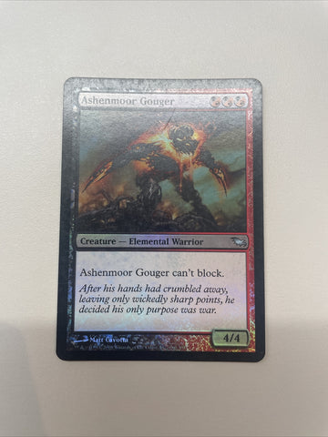 Ashenmoor Gouger - Shadowmoor FOIL Excellent Magic MTG