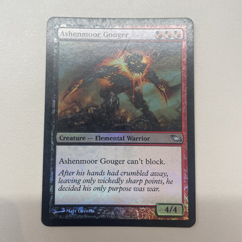 Ashenmoor Gouger - Shadowmoor FOIL Excellent Magic MTG