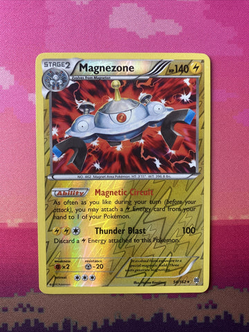 Pokemon Card Magnezone Breakthrough Reverse Holo Rare 54/162 Near Mint