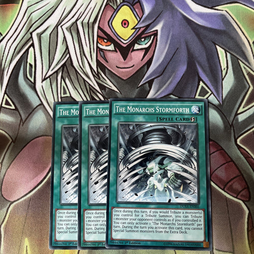 DUEA-EN066 x3 The Monarchs Stormforth Common Excellent Condition Yugioh