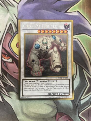 PGLD-EN043 Colossal Fighter Gold Rare Unl Edition NM Yugioh Card