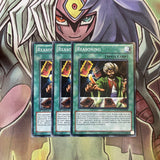 SDDC-EN031 x3 Reasoning Common Excellent Condition Yugioh