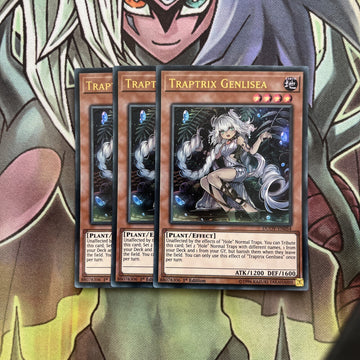 DUOV-EN054 x3 Traptrix Genlisea Ultra Rare Excellent Condition Yugioh