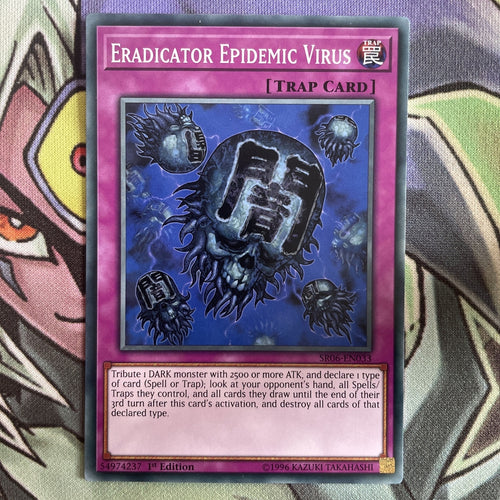 SR06-EN033 Eradicator Epidemic Virus Common 1st Edition NM Yugioh Card