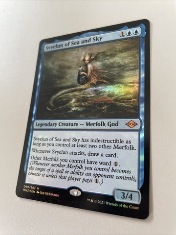 Svyelun Of Sea And Sky FOIL Modern Masters 2 - Excellent Magic MTG (back)