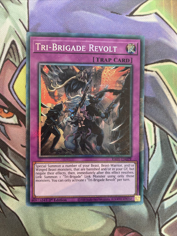 RA01-EN079 Tri-Brigade Revolt Ultimate 1st Edition NM Yugioh Card