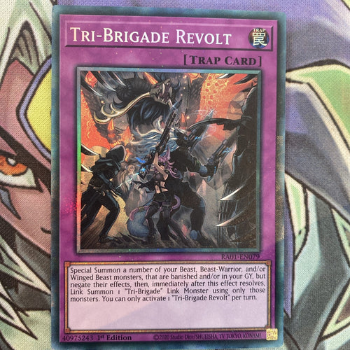 RA01-EN079 Tri-Brigade Revolt Ultimate 1st Edition NM Yugioh Card