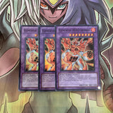 LCGX-EN076 x3 Elemental HERO Inferno Super Rare Excellent Condition Yugioh