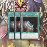 SDMP-EN035 x3 Terraforming Common Excellent Condition Yugioh