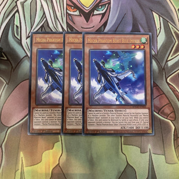 MAGO-EN064 x3 Mecha Phantom Beast Blue Impala Rare Excellent Condition Yugioh