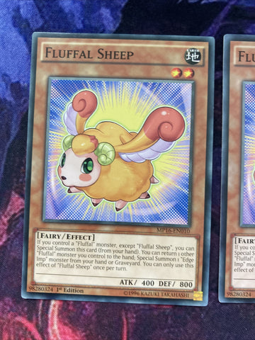 MP16-EN010 X3 Fluffal Sheep - Common Yugioh! (back)