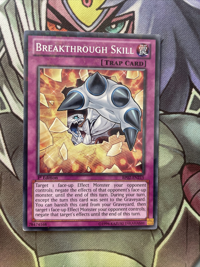 BP02-EN215 Breakthrough Skill Mosaic Rare 1st Edition NM Yugioh Card
