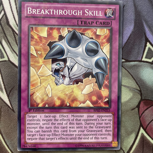 BP02-EN215 Breakthrough Skill Mosaic Rare 1st Edition NM Yugioh Card
