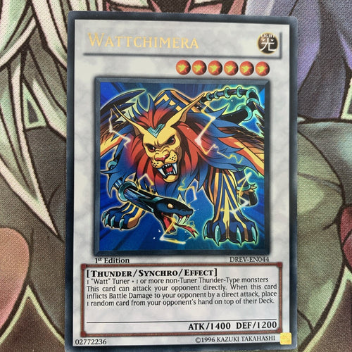 DREV-EN044 Wattchimera Ultra Rare 1st Edition NM Yugioh Card