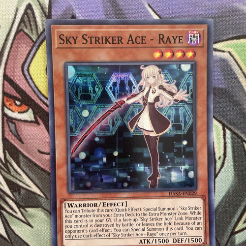 DASA-EN029 Sky Striker Ace - Raye Super Rare 1st Edition NM Yugioh Card