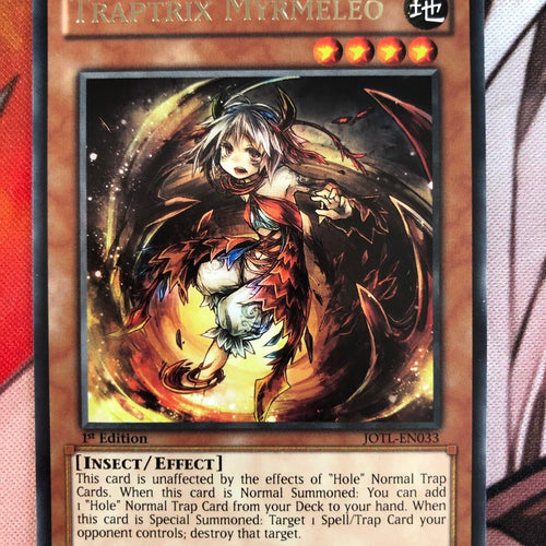 JOTL-EN033 Traptrix Myrmeleo Rare UNL Edition Mint YuGiOh Card new sleeved