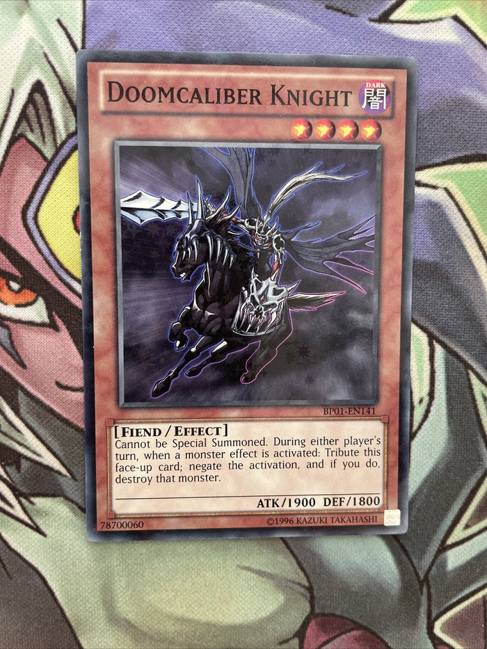 BP01-EN141 Doomcaliber Knight Starfoil Rare Unlimited Edition NM Yugioh Card