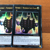 BLAR-EN022 NUMBER 1: NUMERON GATE EKAM 1ST EDITION MINT pack Fresh Yugioh