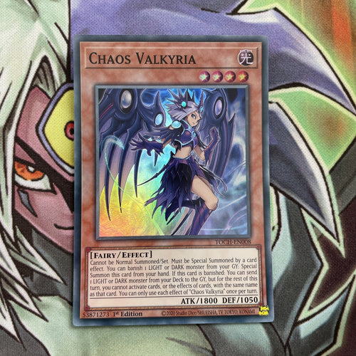 TOCH-EN008 Chaos Valkyria Super Rare Varying Editions NM Yugioh Card