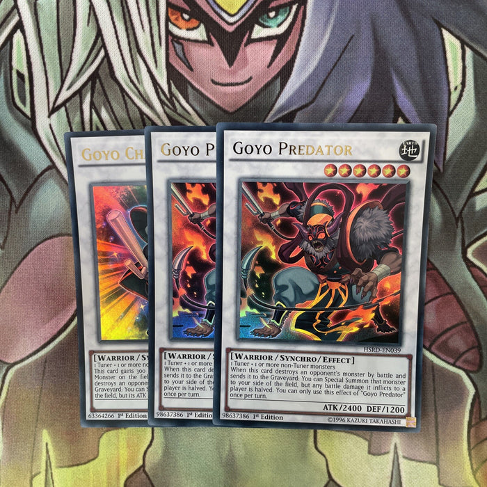 HSRD-EN039 x3 Goyo Predator Ultra Rare Excellent Condition Yugioh