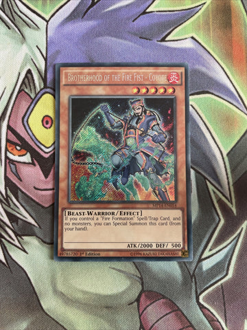 MP14-EN054 Brotherhood Of The Fire Fist - Coyote 1st Edition NM Yugioh Card