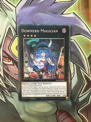 RA01-EN035 Downerd Magician New Ultimate Rare 1st Edition NM Yugioh Card