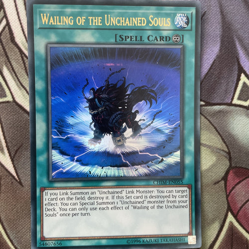 CHIM-EN055 Wailing Of The Unchained Souls Ultra Rare Unl Edition NM Yugioh Card