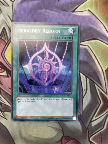 CBLZ-EN057 Heraldry Reborn Rare Unlimited Edition NM Yugioh Card