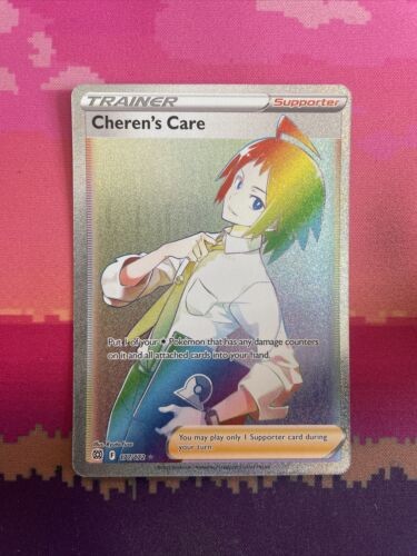 Pokemon Card Cheren's Care 177/172 Secret Rare Brilliant Stars NM