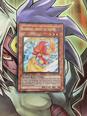 TSHD-EN003 Blackwing - Breeze The Zephyr Ultra Rare 1st Edition NM Yugioh Card
