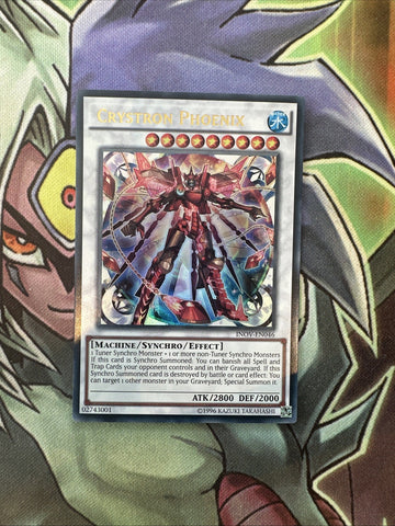 INOV-EN046 Crystron Phoenix Ultra Rare Unlimited Edition NM Yugioh Card