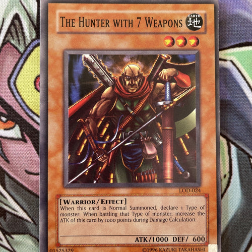 LOD-024 The Hunter WIth 7 Weapons Common 1st Edition NM Yugioh Card