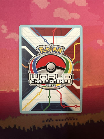 Pokemon Card Scramble Switch World Championships 2014 129/135 Near Mint (back)