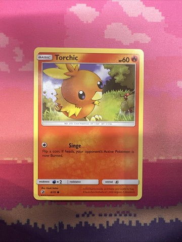Pokemon Card Torchic Dragon Majesty 4/70 Common Near Mint