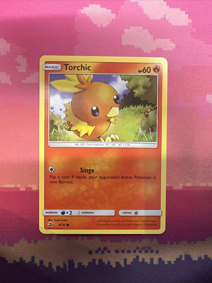 Pokemon Card Torchic Dragon Majesty 4/70 Common Near Mint