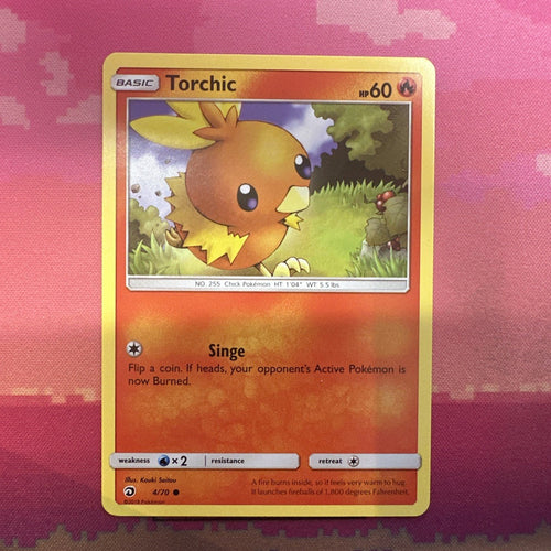 Pokemon Card Torchic Dragon Majesty 4/70 Common Near Mint