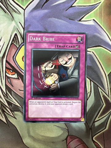 SDGU-EN039 Dark Bribe Common 1st Edition NM Yugioh Card