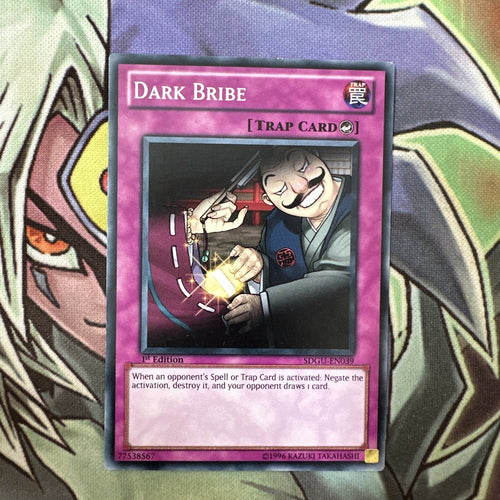 SDGU-EN039 Dark Bribe Common 1st Edition NM Yugioh Card