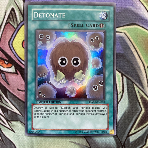 HA01-EN028 Detonate Super Rare Limited Edition NM Yugioh Card