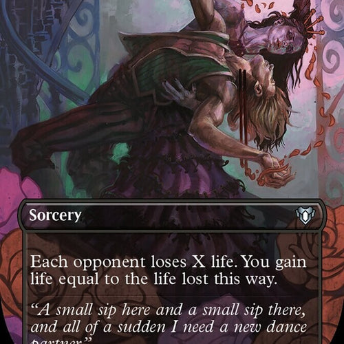 Exsanguinate - Commander Borderless Excellent Magic MTG